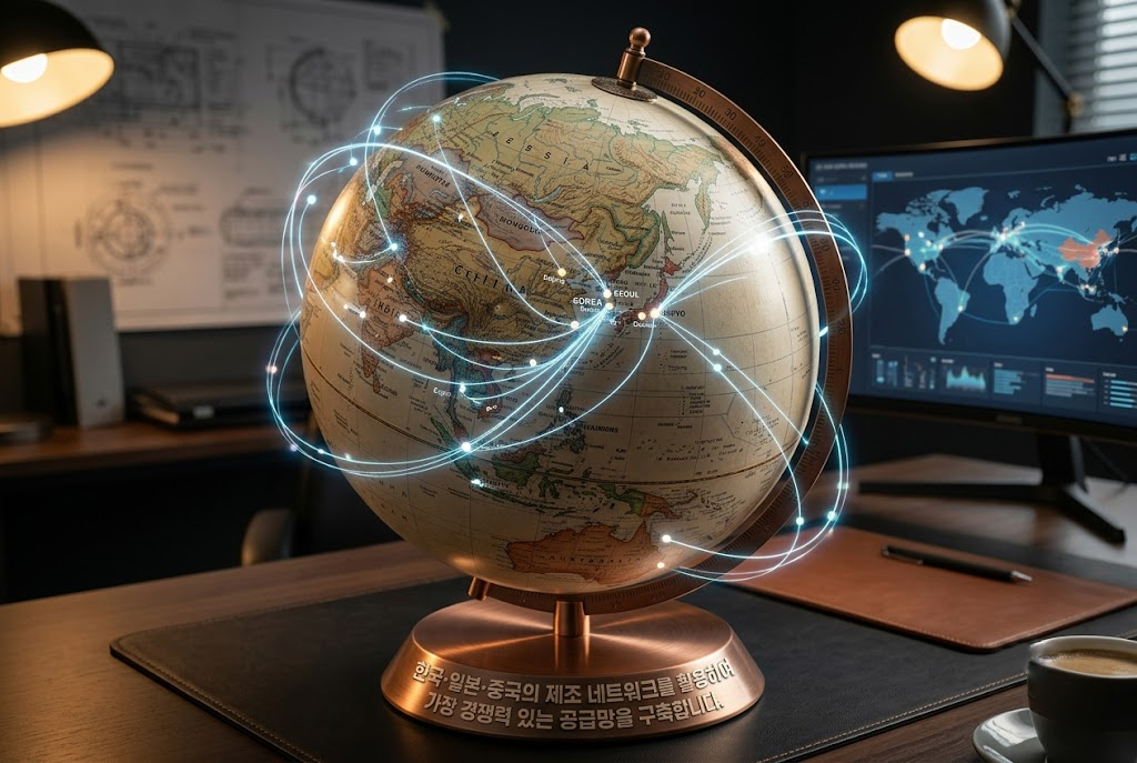 Global Sourcing 공급망 이미지